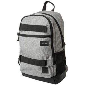 RVCA Curb Skate Laptop Backpack School Day Bag (Heather Grey)