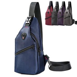 AmHoo Casual Sling Backpack Waterproof Crossbody Chest Shoudler Bag
