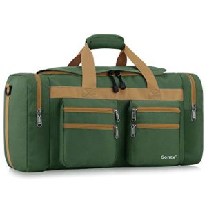 Gonex 45L Travel Duffel Bag Gym Bag Sports Duffle Bag Weekender Bag Luggage