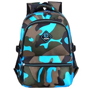 Yvechus School Backpack Casual Daypack Travel Outdoor Camouflage Backpack