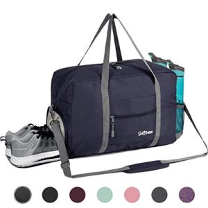 Sports Gym Bag with Wet Pocket & Shoes Compartment, Travel Duffel Bag
