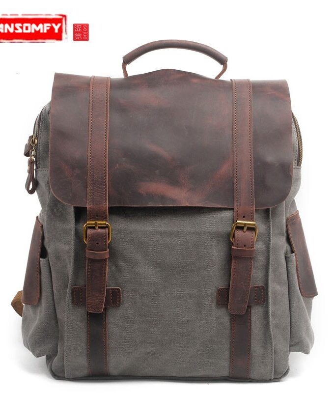 Travel Bags Retro British College Wind Large Capacity 15"