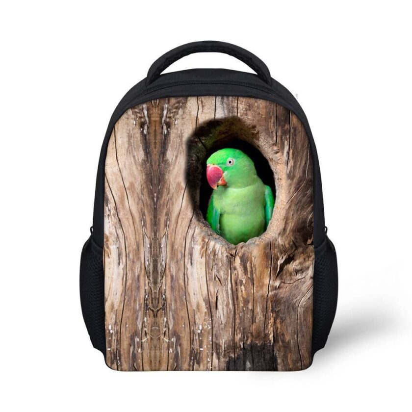 Customized funny bird printing children backpack