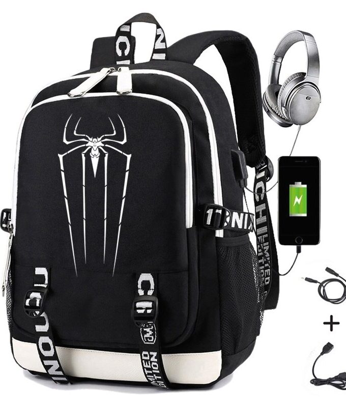 Anti-spiderman Anime Superhero Backpack Large