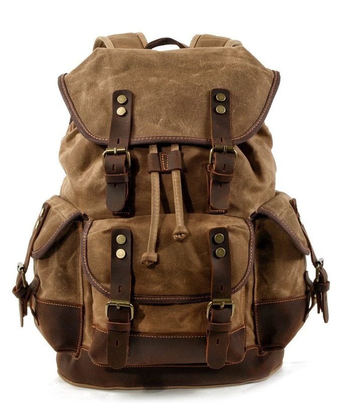 Canvas Backpack Vintage Climbing Backpack, Hiking