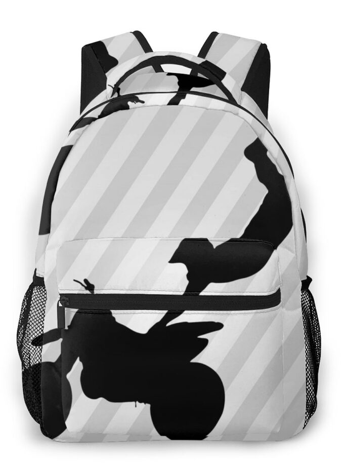 Motocross Silhouette Dirt Bike Casual Daypack