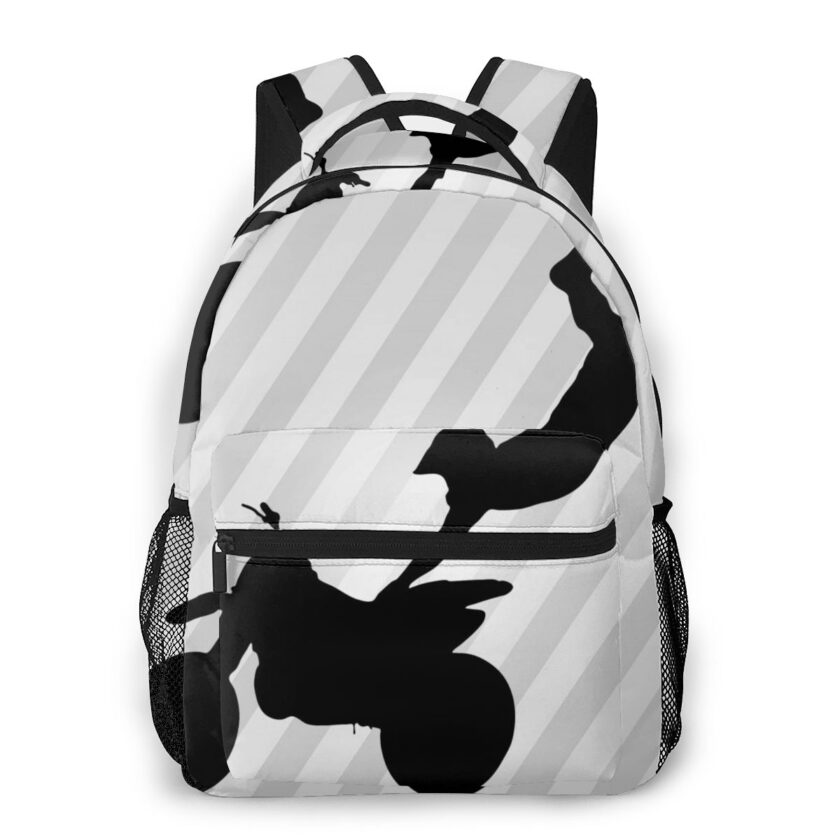 Motocross Silhouette Dirt Bike Casual Daypack