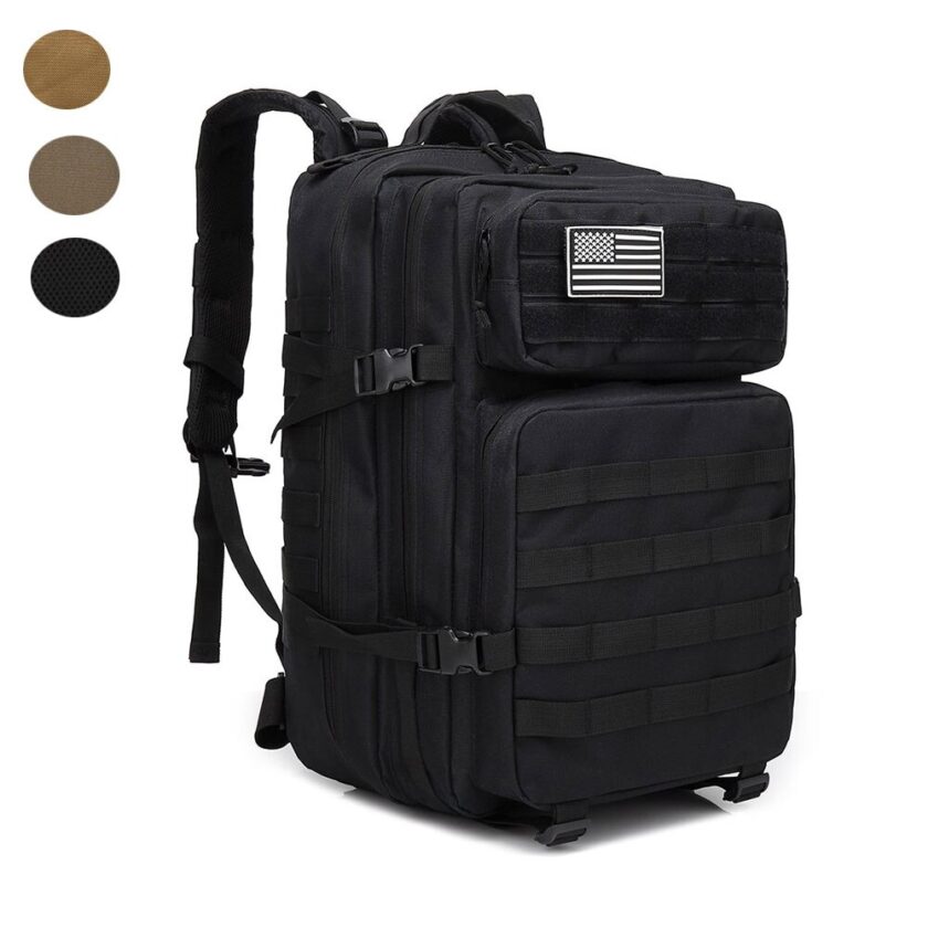 45L Outdoor Backpack Camping Hiking Molle Bags Man EDC - Image 2