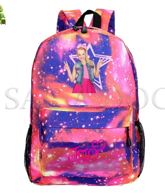 JoJo Siwa Galaxy Space Backpack Teenagers School Bag