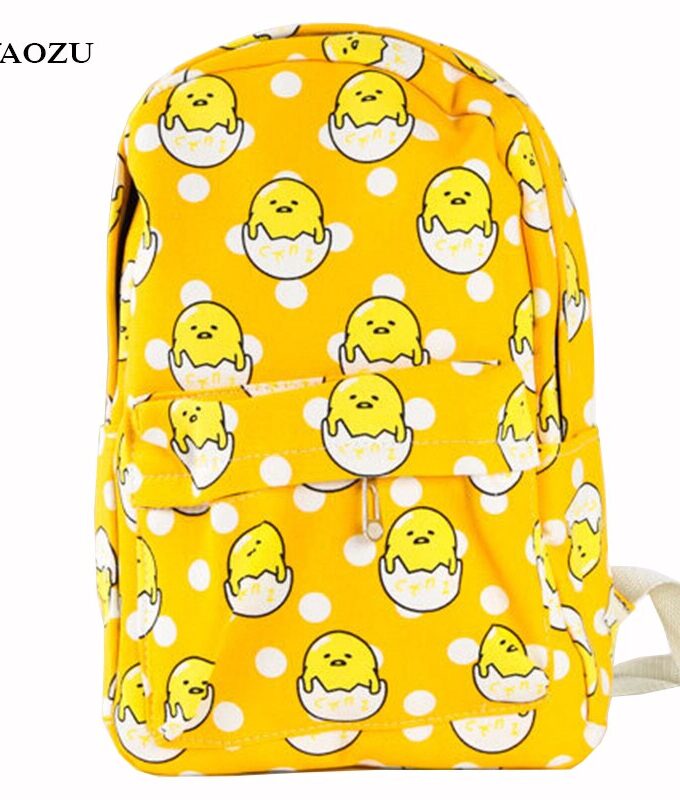 Fashion New Japanese Gudetama Kawaii Backpack Harajuku