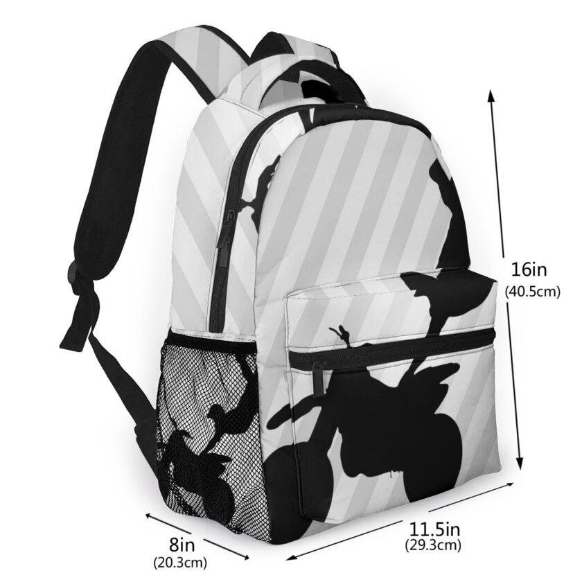 Motocross Silhouette Dirt Bike Casual Daypack