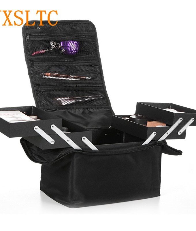 Women's Folding Professional Cosmetic Bag Portabl