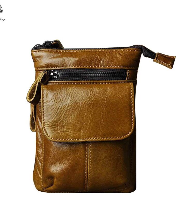 Crazy Horse Genuine Leather Men's Multifunction Travel Bag