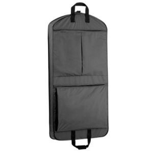 Black Extra Capacity Garment Bag with Pockets
