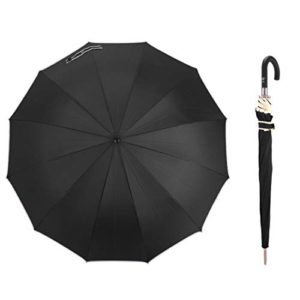 45 Inch Auto Open Stick Umbrella Waterproof Windproof