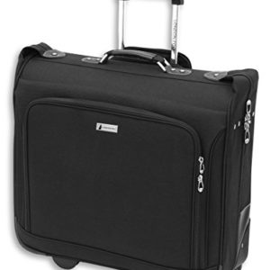 Buckingham 44-Inch Wheeled Garment Bag, Black