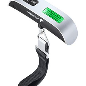 Fosmon Digital Luggage Scale, LCD Display Backlight