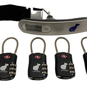 Capybara TSA Locks and Luggage Scale