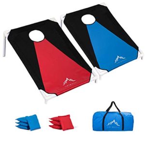 Outdoor Game Set with 8 Bean Bags and Carrying Case