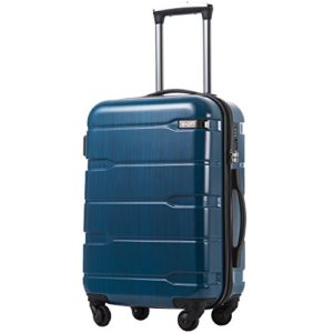 Coolife Luggage Expandable(only 28") Suitcase PC+ABS Spinner