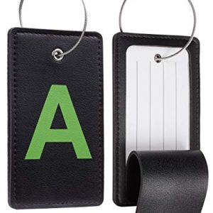 Travelambo Initial Luggage Tag Baggage