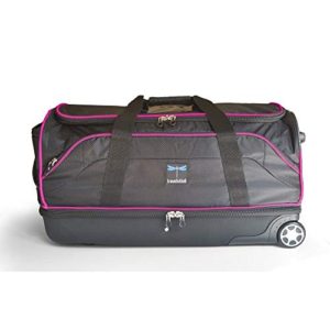 Duffel With Garment Rack With Pink Trim