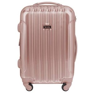 Rose Gold Carry-On TSA-Lock Spinner Luggage