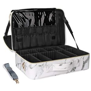 Marble Makeup Bag Large Makeup Case Professional