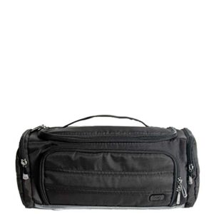 Lug Women's Trolley Cosmetic Case, Brushed Black
