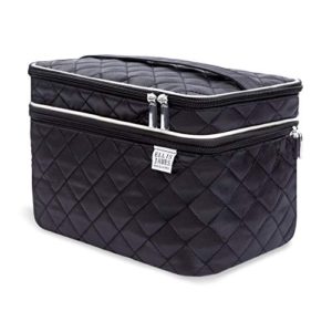 Ellis James Designs Large Travel Makeup Bag for Wome