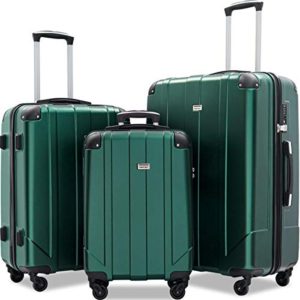 Merax Luggage Sets with TSA Locks, 3 Piece Lightweight