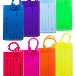 Flexible Travel Luggage Tags for Baggage Bags/Suitcases