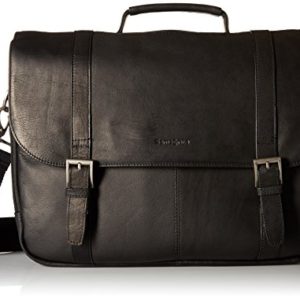 Samsonite Colombian Leather Flap-Over Messenger Bag