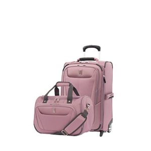 2-Piece Set | Soft Tote and 22-Inch Rollaboard (Dusty Rose)