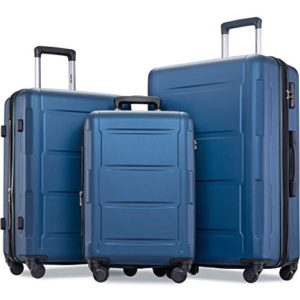 3 Piece Hardshell Lightweight Suitcase Set 20inch