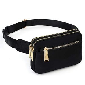 Zipper Pockets Waist Pack Fashion Slim Lightweight