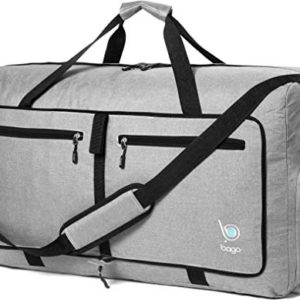 Bago 80L Travel Duffle Bag - Foldable Weekender Bag