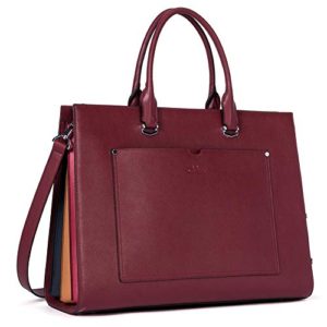 CLUCI Briefcase for Women Leather Business Slim