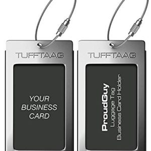 Luggage Tags Business Card Holder TUFFTAAG Travel ID Bag