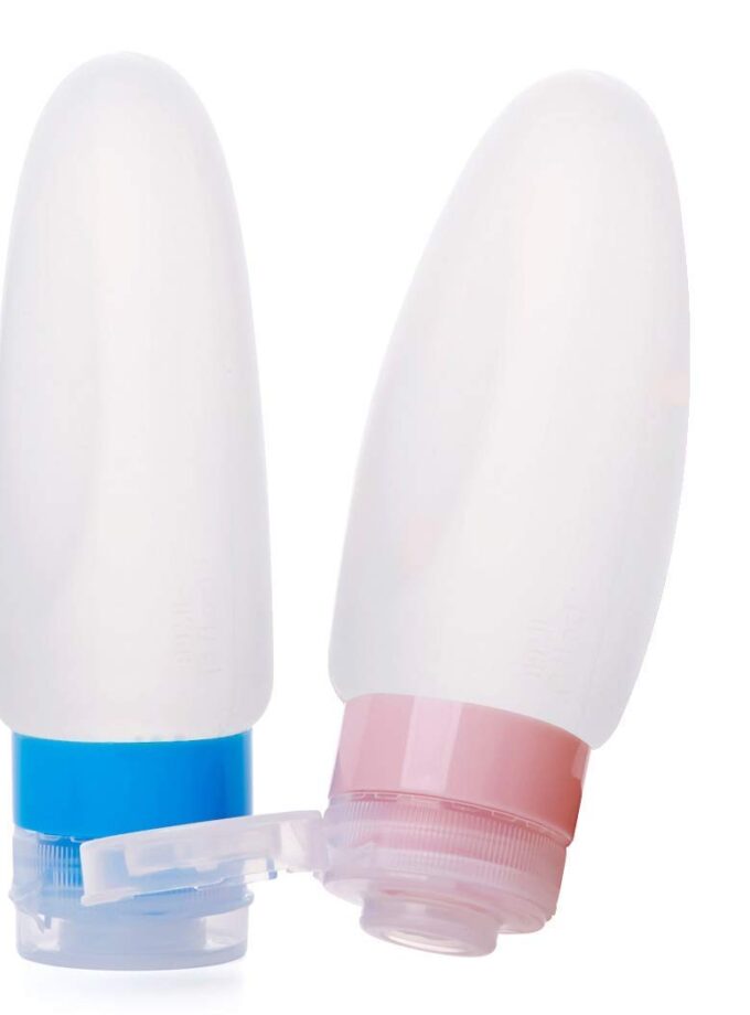 ValourGo Travel Bottles Set TSA Approved with Refillable Silicone