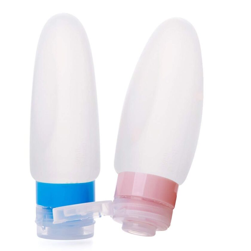 ValourGo Travel Bottles Set TSA Approved with Refillable Silicone