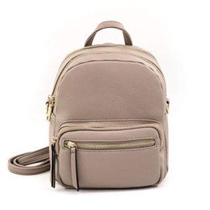 Leather Mini Fashion 3 Way Carry Backpack Casual