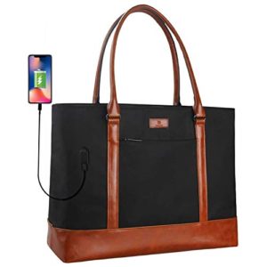 Woman Laptop Tote Bag,USB Teacher Bag