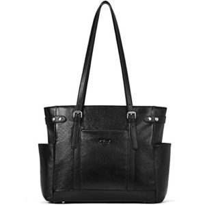 Laptop Totes for Women Genuine Leather Briefcase
