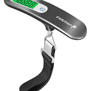 Fosmon Digital Luggage Scale, Digitial LCD Display