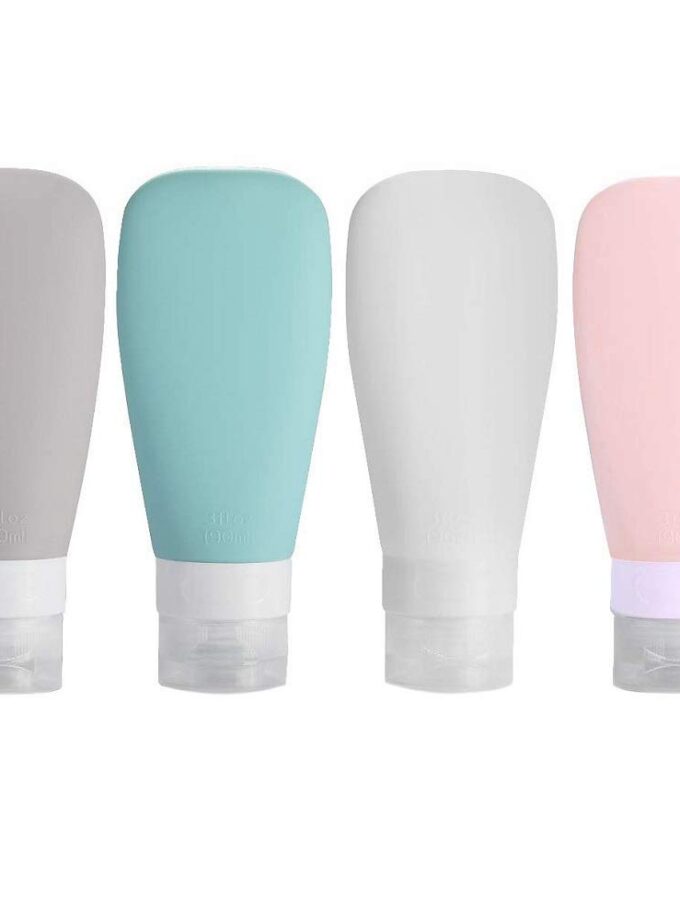 Silicone Travel Bottles, Vonpri Leak Proof Squeezable Refillable