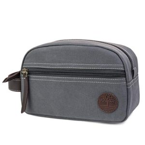 Timberland Men's Toiletry Bag Canvas Travel Kit Organizer