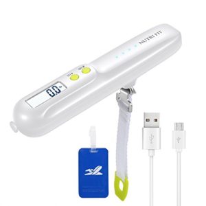 Hanging Luggage Scale 2600mAH Portable Power Bank & Rubber Paint