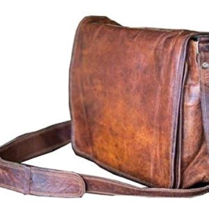 18 inch Leather Full Flap Messenger Handmade Bag