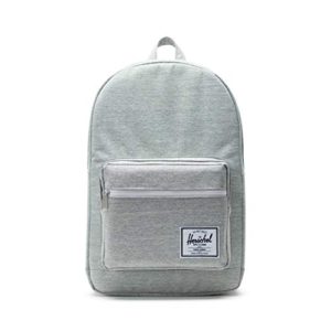Pop Quiz Backpack, Light Grey Crosshatch